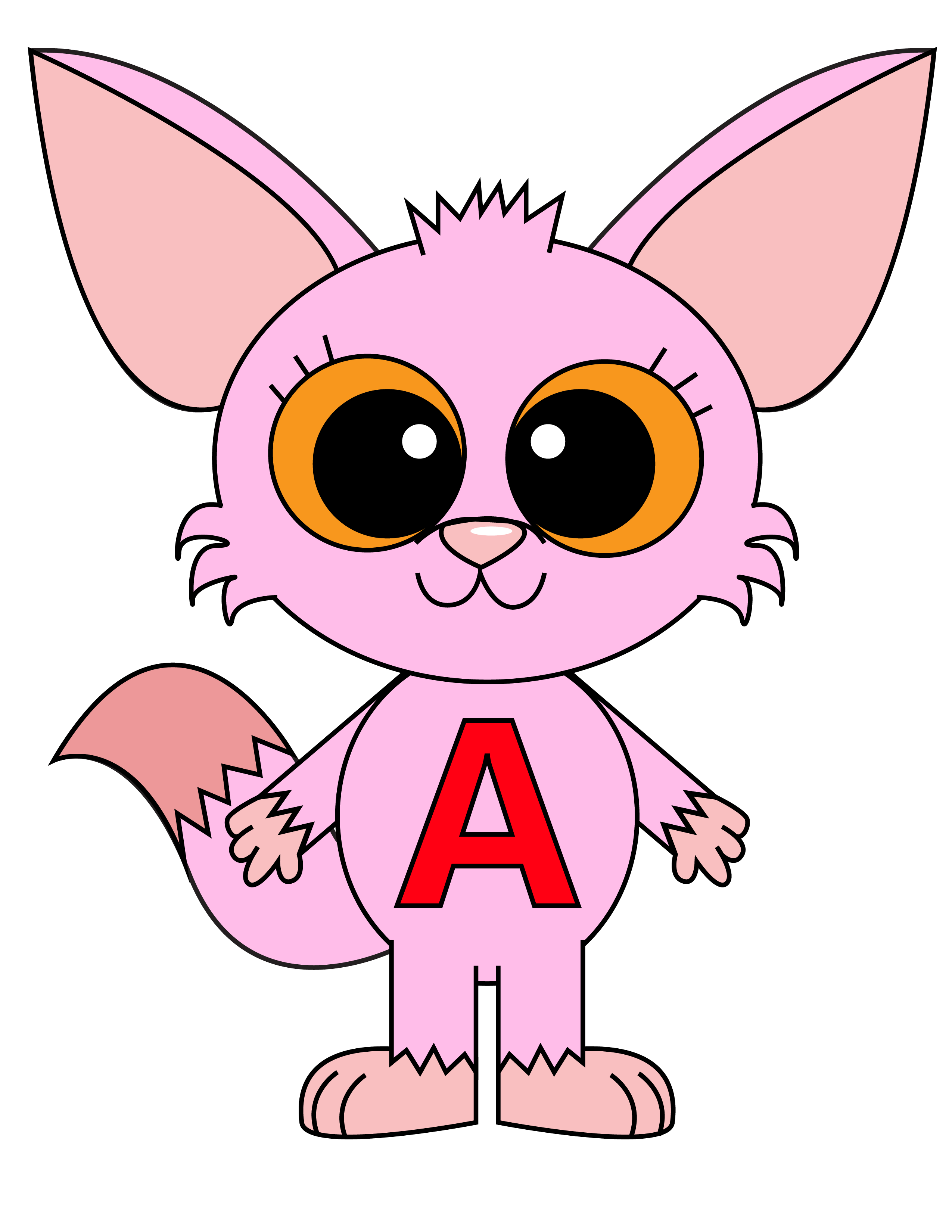Letter Critter A